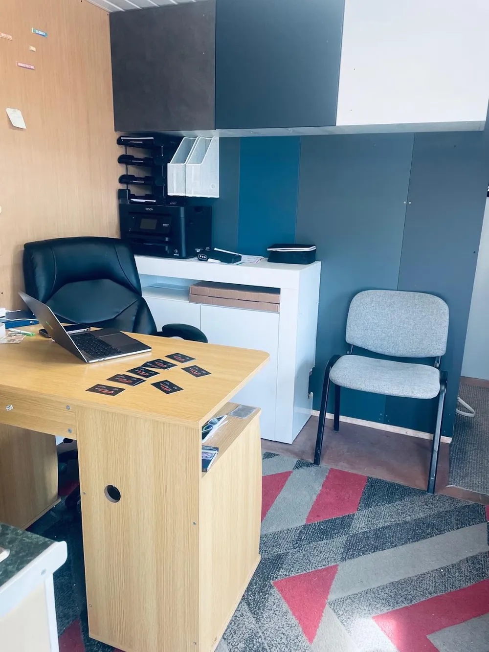 Inside the Used Cars Club office